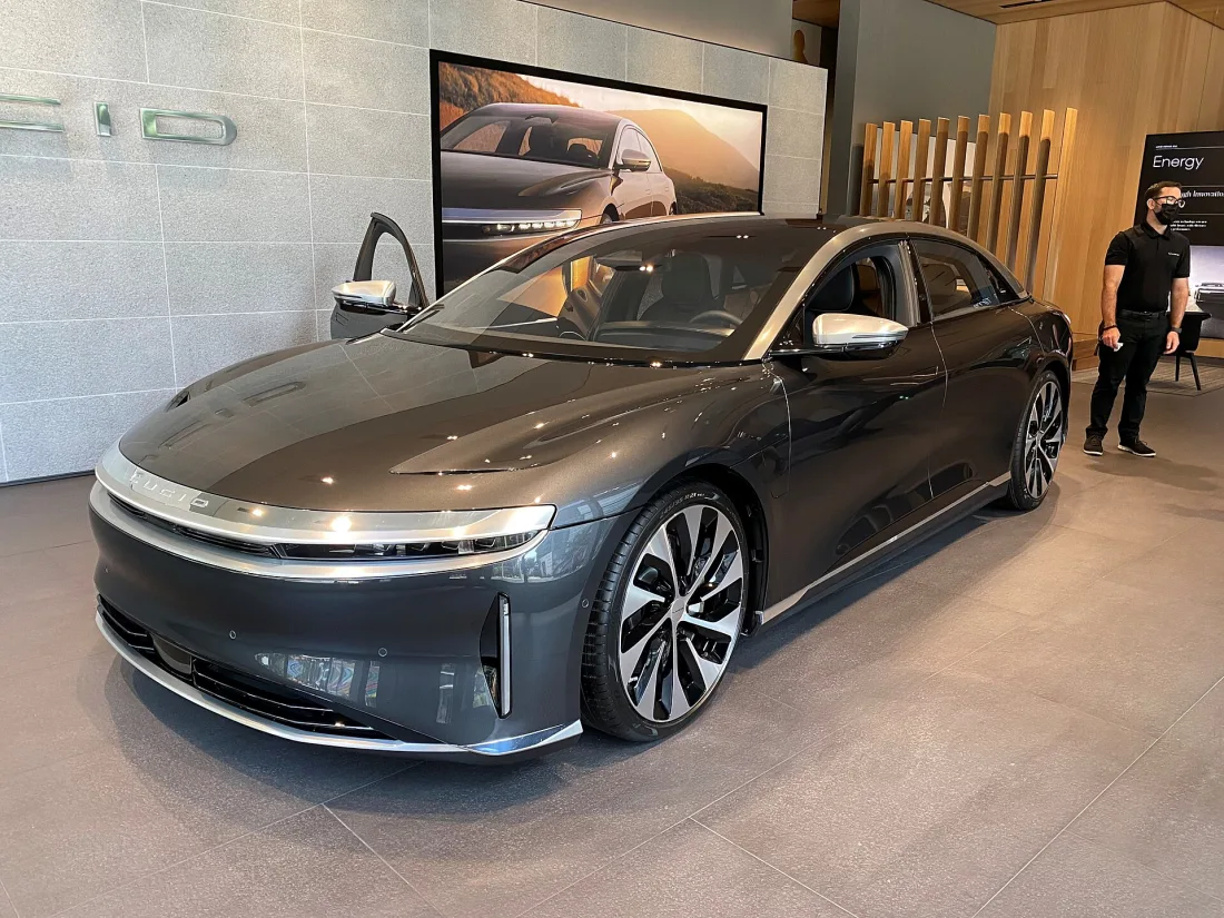 Lucid Air side