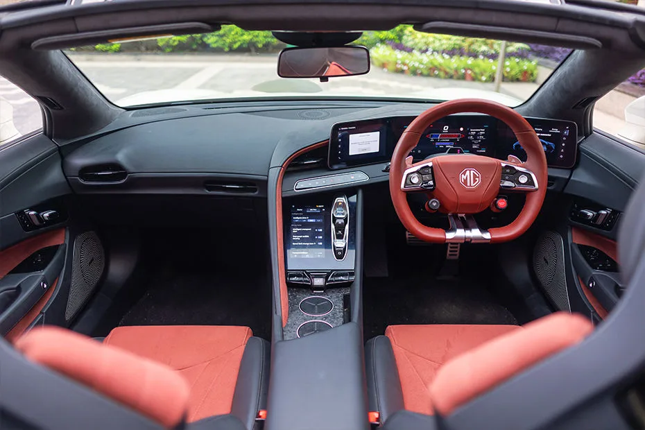 MG Cyberster dashboard