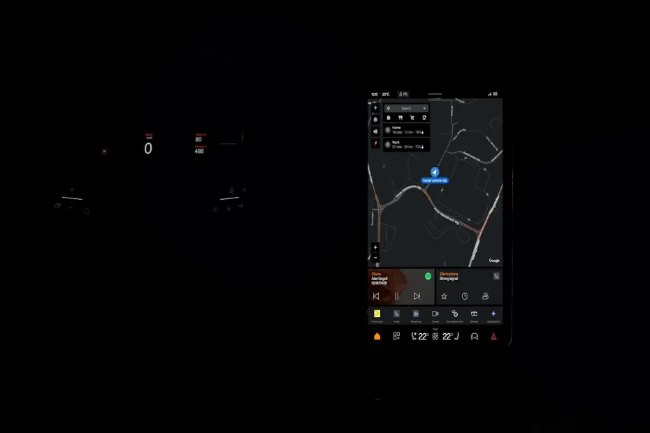 Polestar 3 dashboard