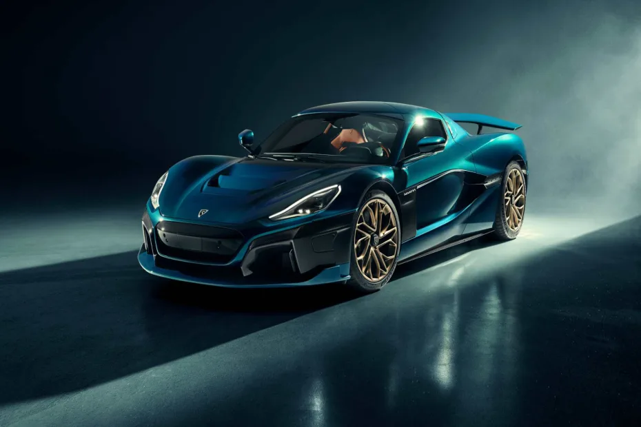 Rimac Nevera dashboard