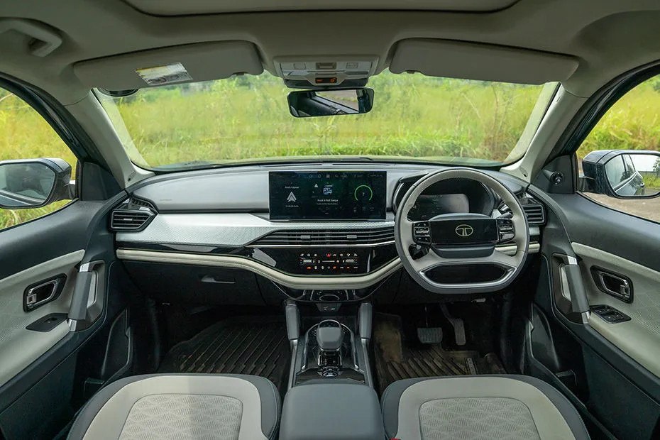 Tata Harrier EV dashboard