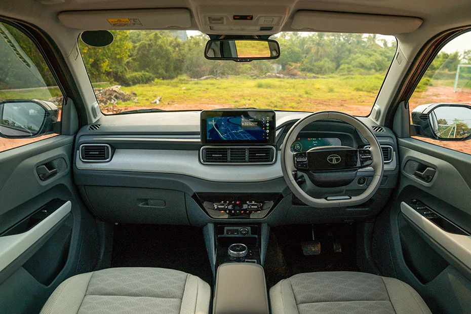 Tata Punch EV dashboard