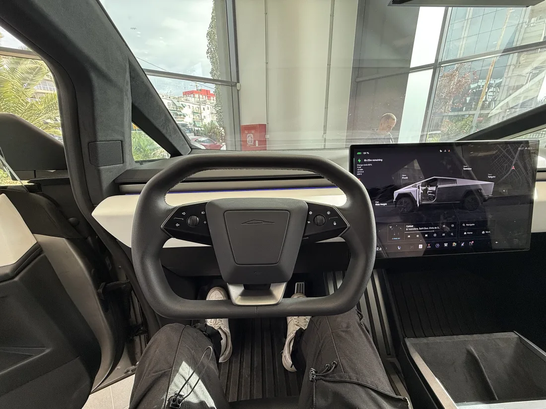 Tesla Cybertruck interior