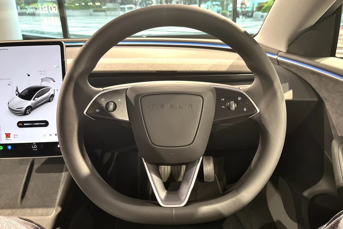 Tesla Model 3 dashboard